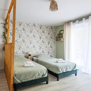  Appartement Cosy Avec Terrasse Et Parking Prive Gratuit, Ideal Pour Explorer Lyon
